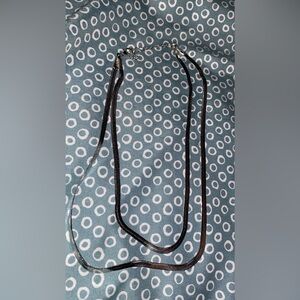 Silver Double Layer Necklace